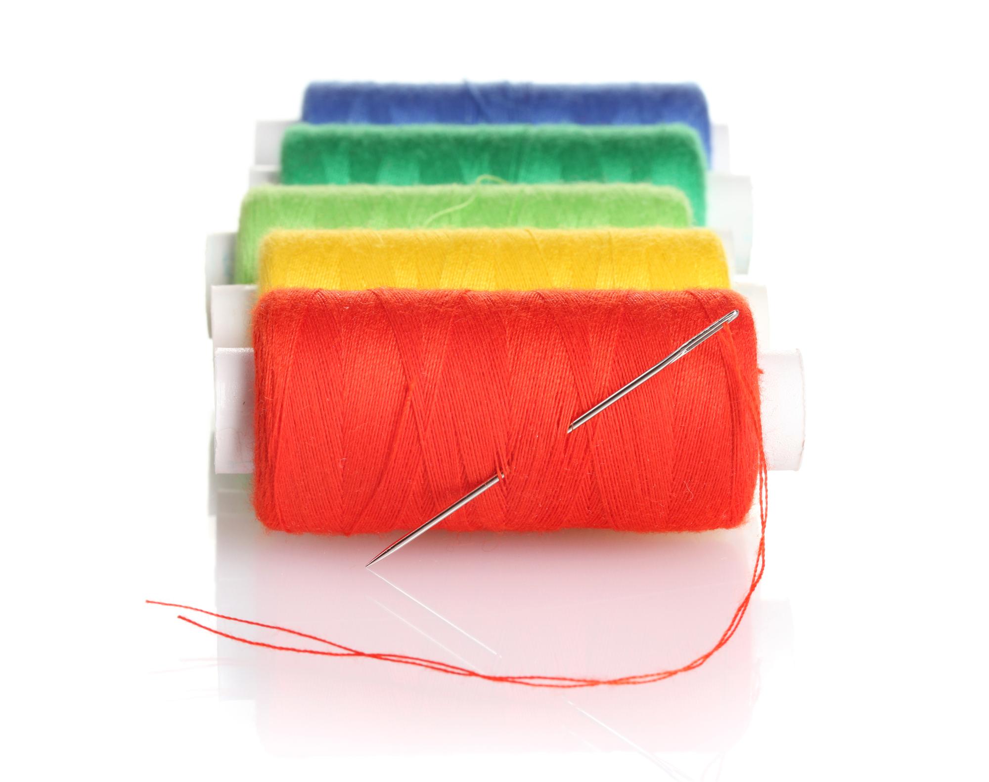 Sampler di punti colorati su tela